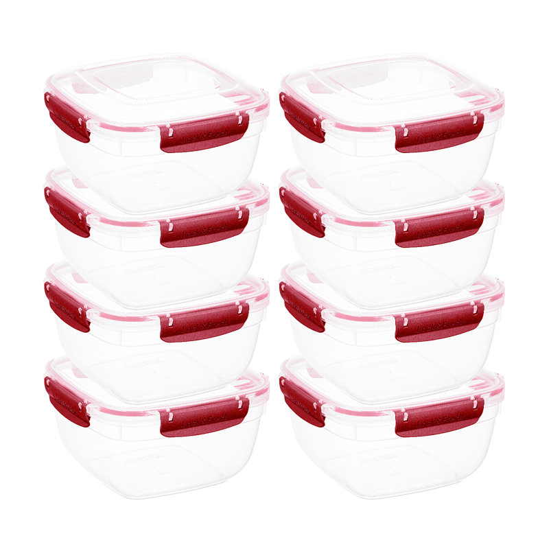 Contenant alimentaire Djana, Rouge
