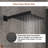 Herathena Complete Shower System with Rough in-Valve