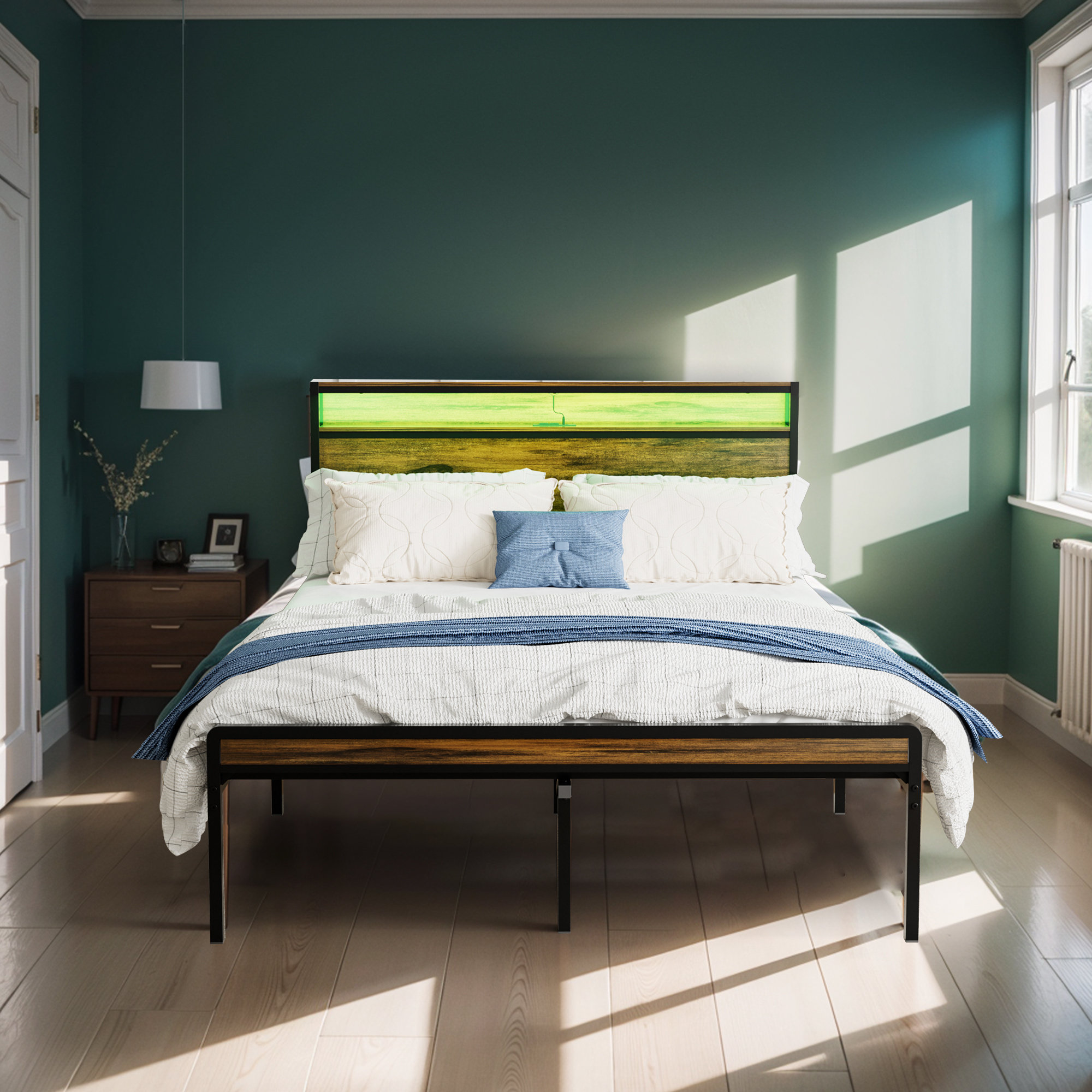 Wrought Studio Ahmiah Metal Bed - Wayfair Canada