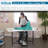 58.75'' x 36.5'' Foldable Sewing Table with Sewing Machine Platform and Wheels