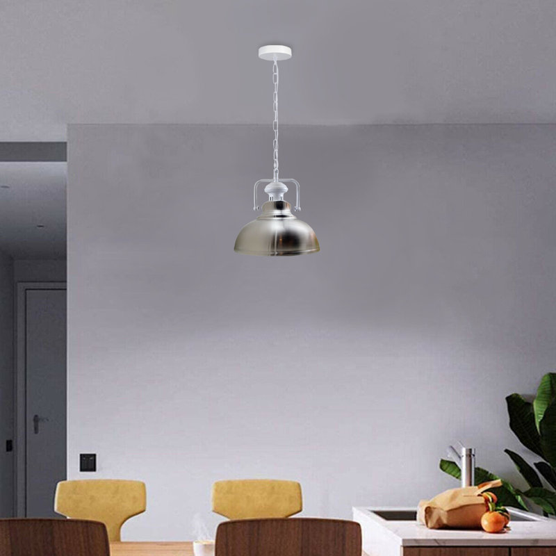 Lockett 1 - Light Satin Nickel Pendant, Satin Nickel