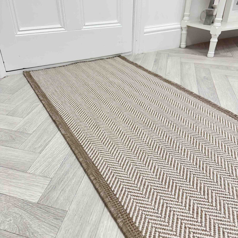 Runner Geometric Flatweave Indoor / Outdoor Area Rug, Runner 60 x 150 cm