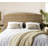 Boatwright Farmhouse 79.5"W Rattan Panel Headboard with Solid Wood Legs-673311196