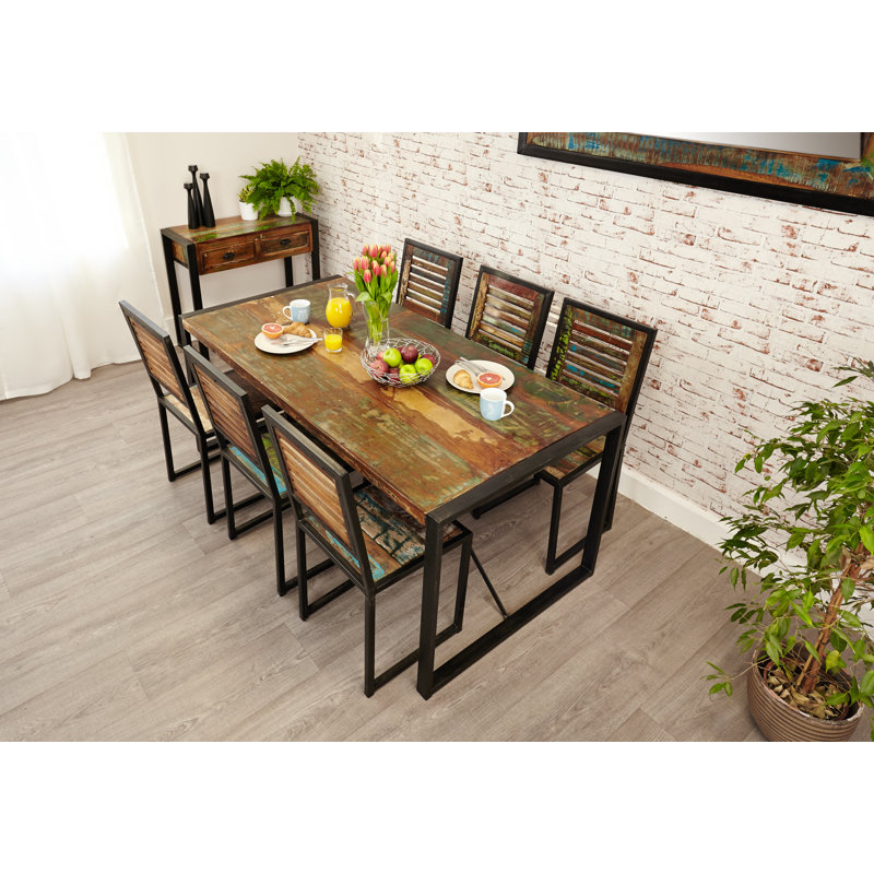 Arrowwood Rectangular Wood Top Dining Table