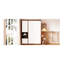 Lit armoire simple en blanc - Maximisez l'espace de votre bureau personnel avec rangement latéral Optimisez et confort