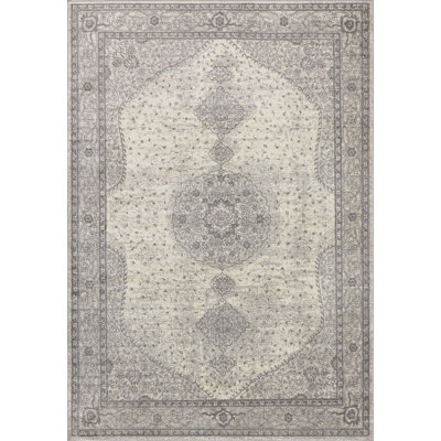 Tapis à motif oriental gris Vienna