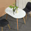 Adair Oval Solid Wood Base Dining Table-429247528