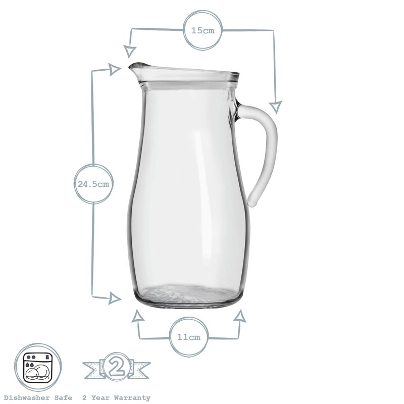 Argon Tableware - Tallo Glass Water Jugs - 1.8 Litre