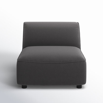 Lizzy Pine Armless Accent Chair