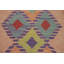 Tapis de couloir oriental en laine Fat Weave Kilim 3 x 13