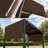 ColourTree Pergola Shade Canopy Replacement, 260 GSM UV-Blocking Fabric with Stainless Steel Rods for Outdoor Patio-88854446-88854449