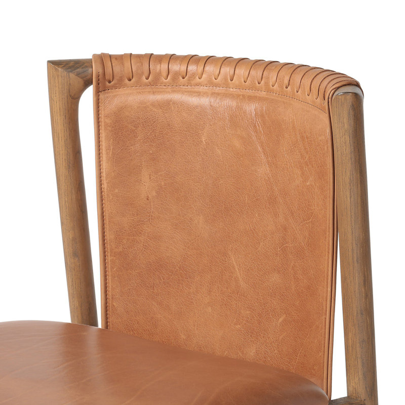 Baden Leather Upholstered Dining Chair, Lamont Nettlewood, Lamont Nettlewood