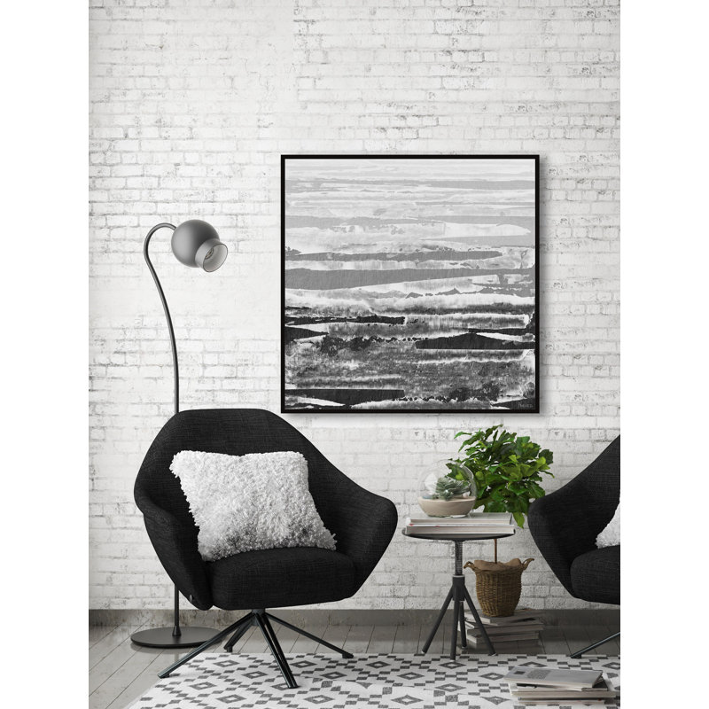 Arctic Winter by Parvez Taj - 1 Piece Single Picture Frame and Floater Frame Painting on Canvas, 122cm H x 122cm W x 3.81cm D