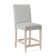 Manhattan Upholstered Stool with Solid Wood Frame