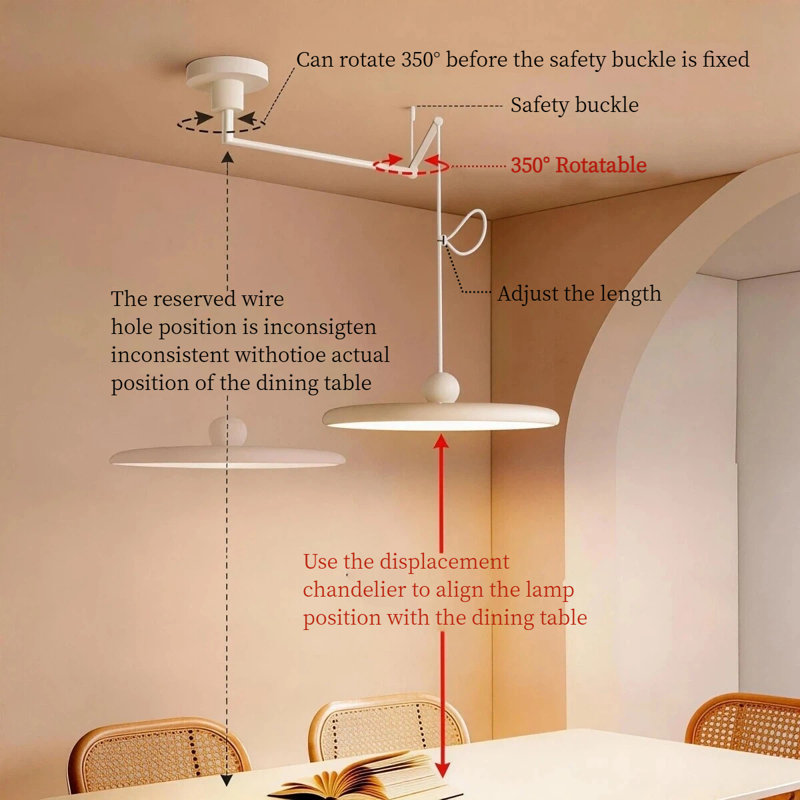 1 - Light White LED Pendant