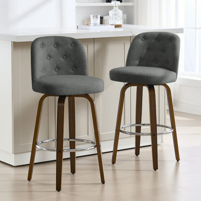 Swivel Upholstered Counter & Bar Stool