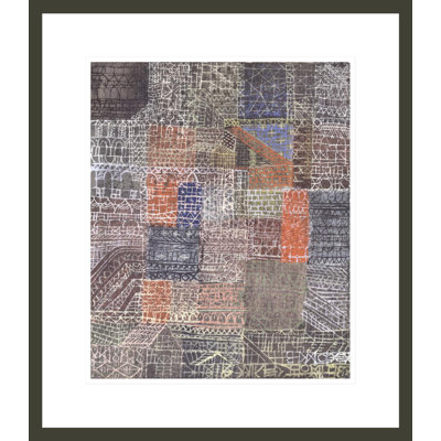 «Structural II» par Paul Klee, impression giclée sur cadre