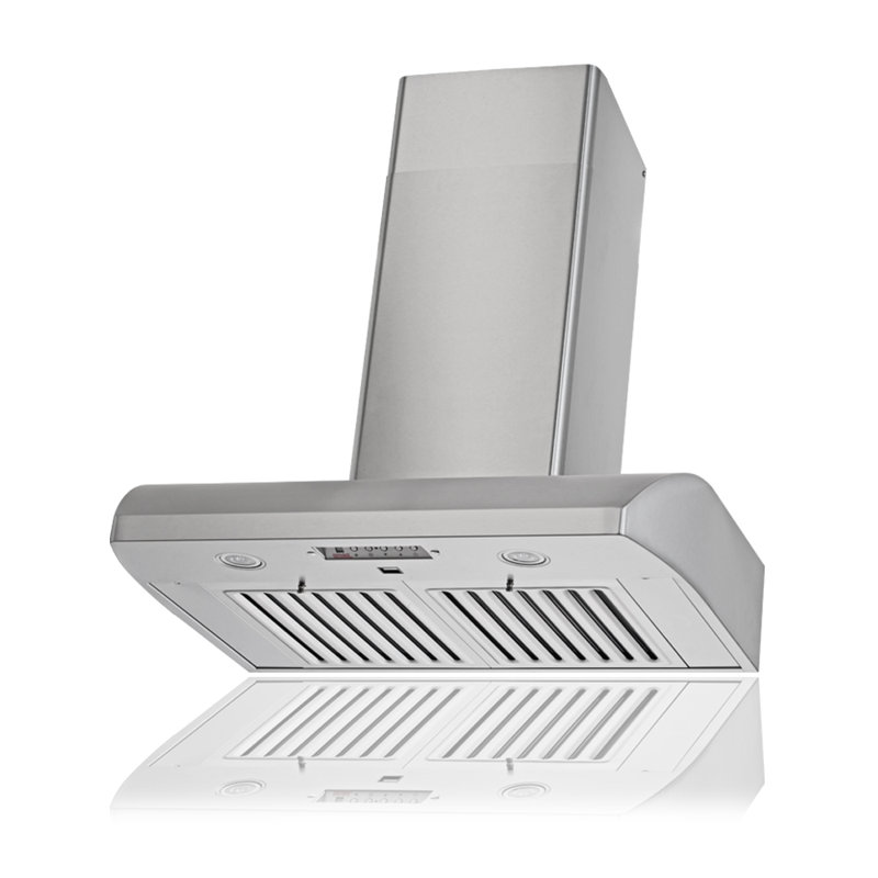 Hotte de cuisine murale à conduit en acier inoxydable 29,75 po 680 CFM KOBE