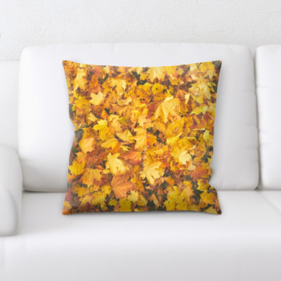 Archibald Floral Microsuede Reversible Throw Pillow