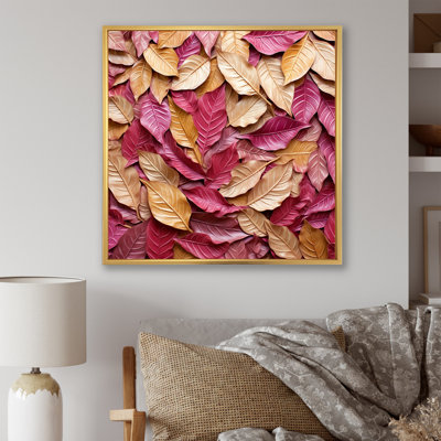 Or et feuilles roses, charme artistique II