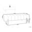 CAREY Chenille Upholstered Bench