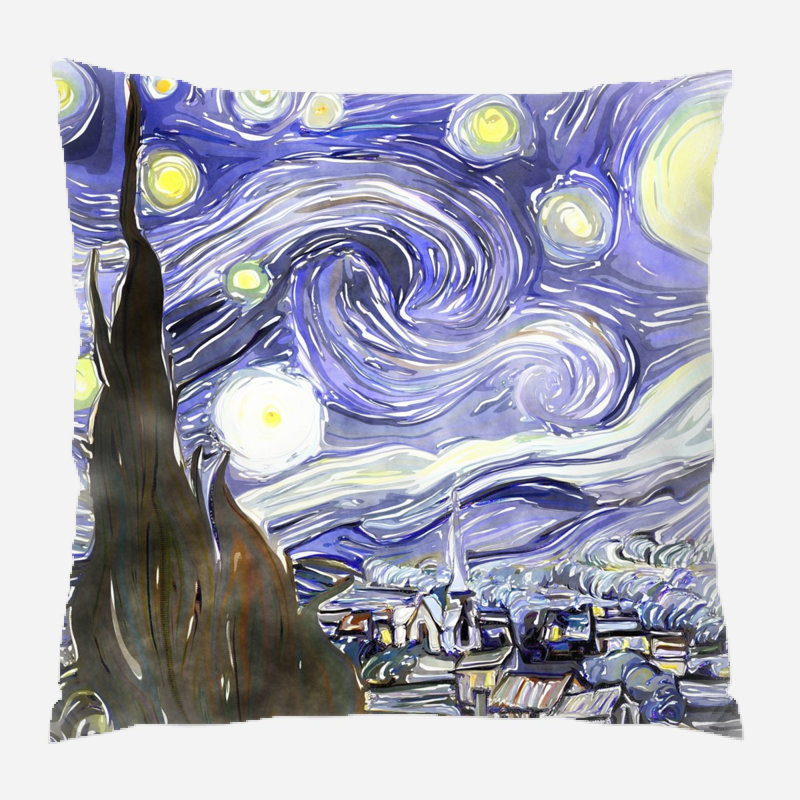 Mullett Reversible Throw Pillow, Microsuede, Indoor