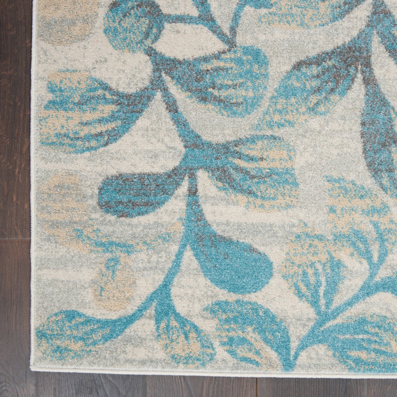 Yahara Floral Indoor Rug, Rectangle 6' x 9'