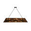 Luminaire suspendu géométrique pour table de billard à 9 lumières Old Forge