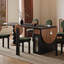 French Retro Black Dining Table