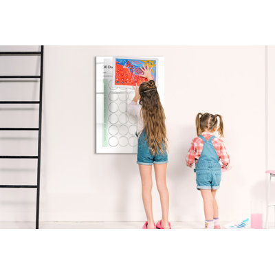 Magnetic Glass Photo Memo Board