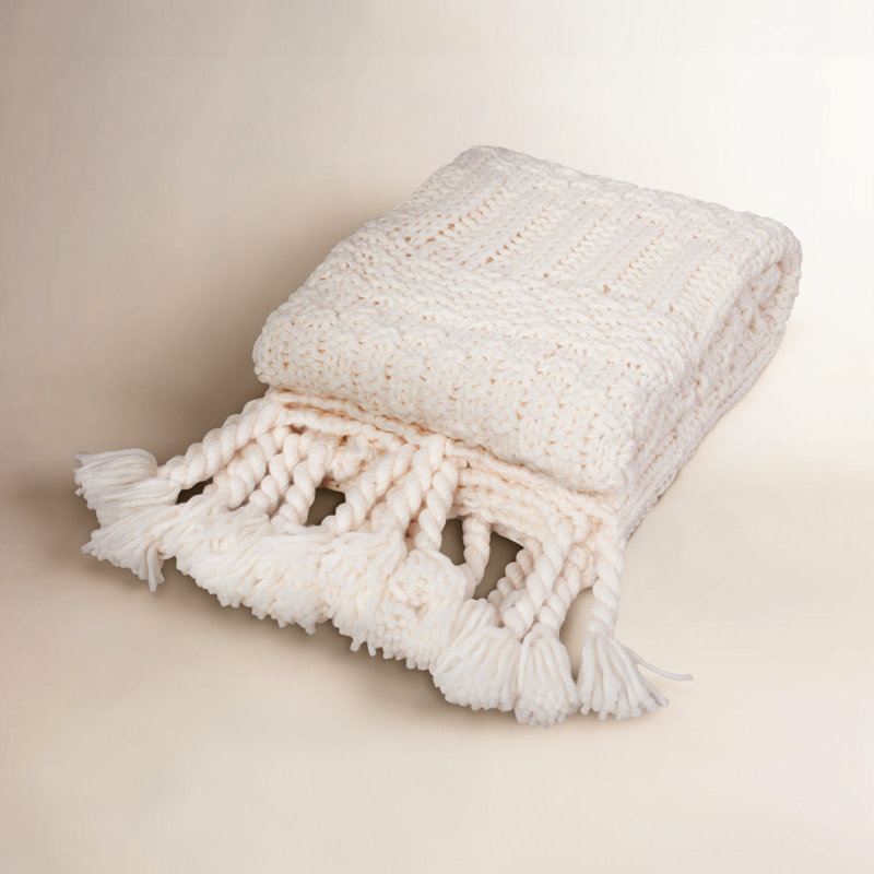 Ganya Chunky Sweater Knit Throw