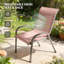 Ensemble de 4 chaises d'extérieur en maille empilables-1643764214