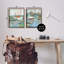 "Marina Ships Reflecti" par Melissa Wang, 2 pièces sur toile-1876410805-1876410804