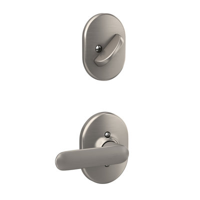 Interior Handleset And Davlin Lever And Interior Single Cylinder Deadbolt Thumbturn With Remsen Trim (Exterior Portion Sold Separately)