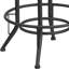 Tabouret de cuisine à hauteur de comptoir de 24 po avec siège pivotant en LeatherSoft Danita - chaise de cuisine-66650014