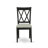 5 Piece Dining Table Set for 4 Includes a Rectangle Kitchen Table with Butterfly Leaf and 4 Linen Fabric Kitchen Dining Chairs, Black-706672036-706672039-786436456