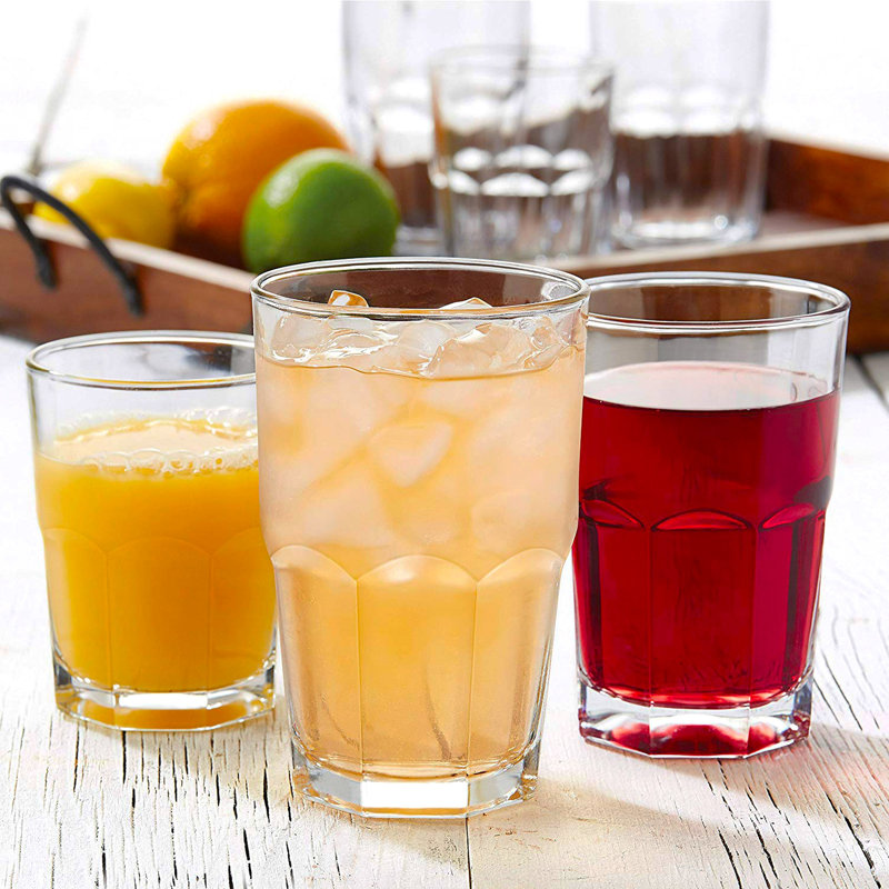 Ensemble de verres en verre assortis 18 pièces Hillsville
