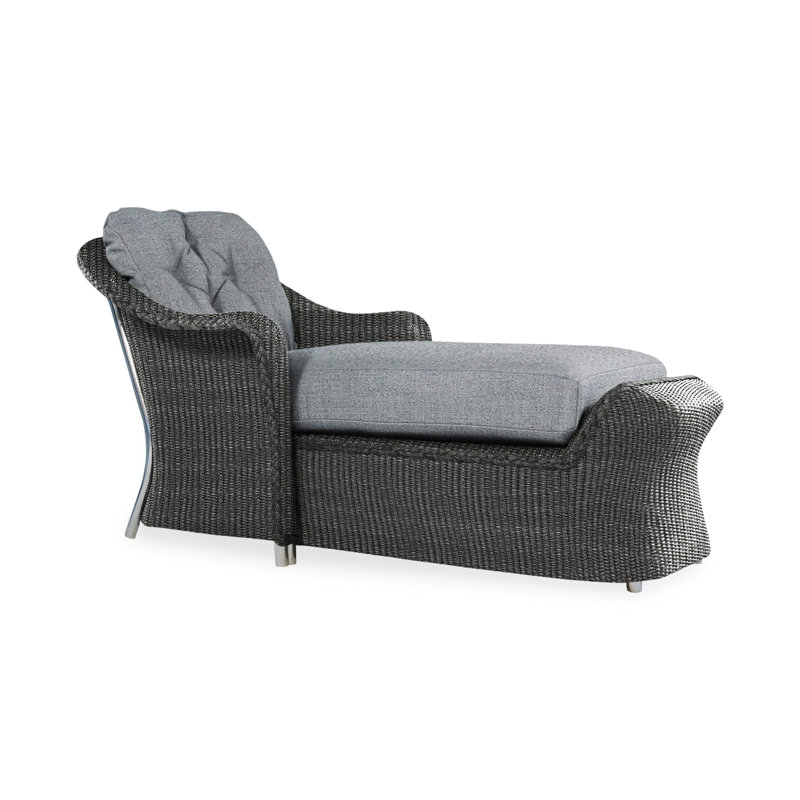Reflections Outdoor Chaise Lounge, Sailcloth Salt, Mink