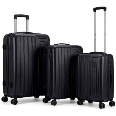 3 PCS SPEEDY SUITCASE SET LIGHT BLUE