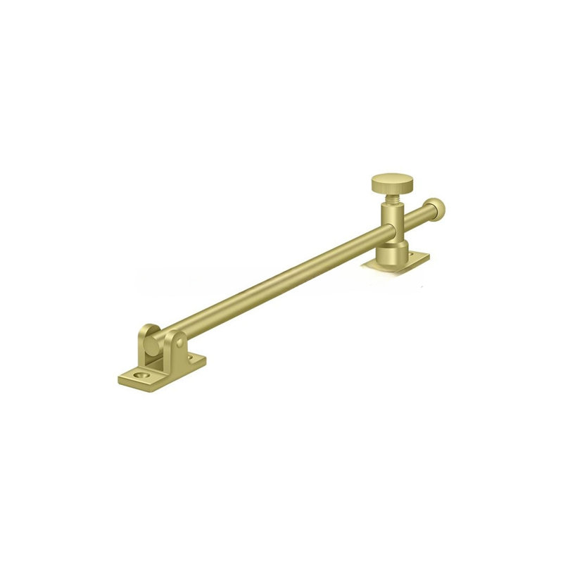 3A1D06A96450437CB329F9356959A4A3 Ajusteur de cadre à battant de 12 po; finition laiton brillant, Laiton poli