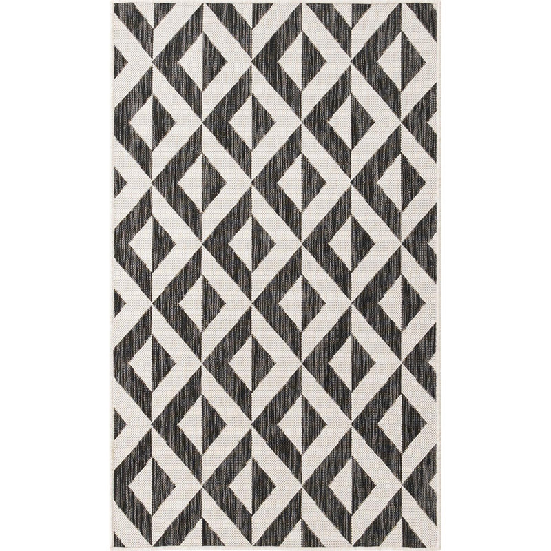 Tapis intérieur / extérieur Jill Zarin Napa, Rectangle 3 pi 1 po x 5 pi 3 po