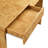 Hudson 2-Drawer Burl Wood Desk