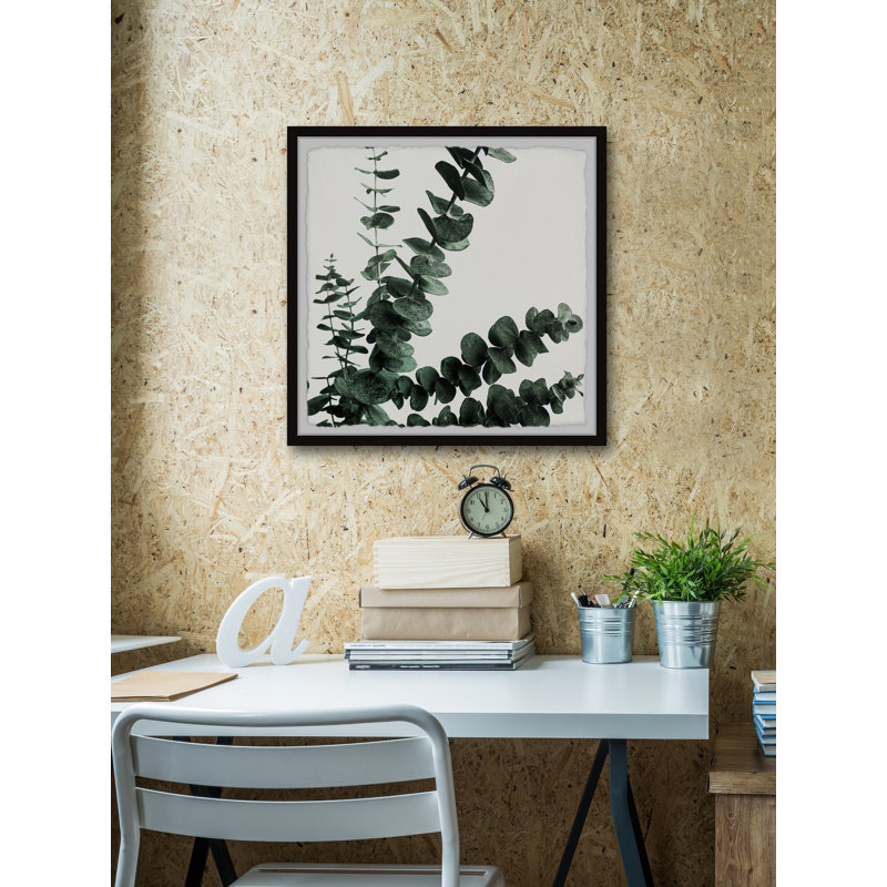 Baby Blue Eucalyptus - Single Picture Frame Painting, 41 cm H x 41 cm W