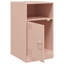 Raahima 34.5cm W Steel Bedside Table-890682542