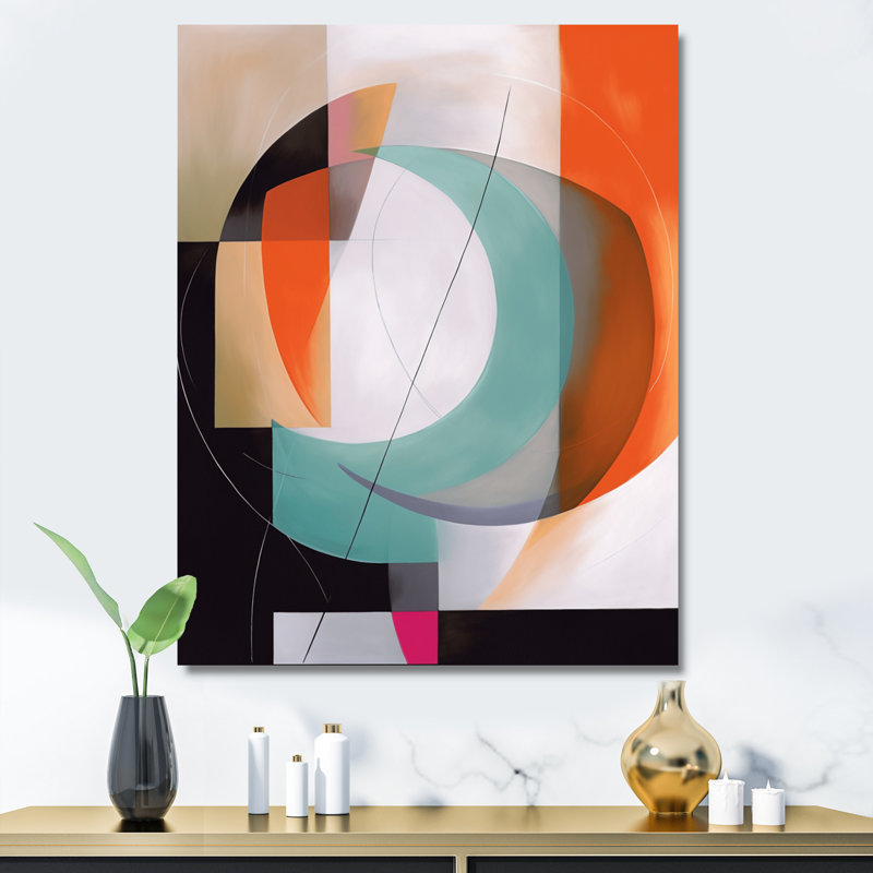 Nenita Exploration de motifs abstraits IV sur toile, H 20 po x l 12 po x P 1 po, Toile tendue