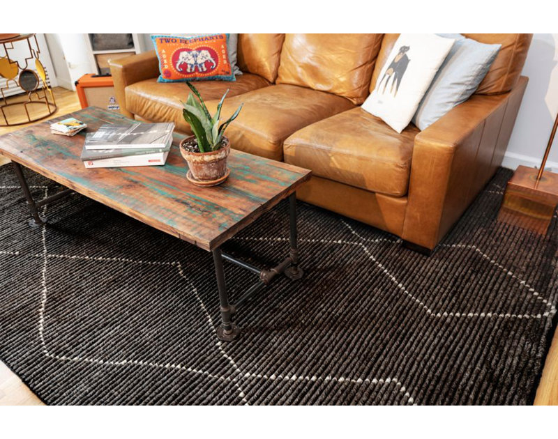 Baha - Asphalt, Rectangle 12' x 15'