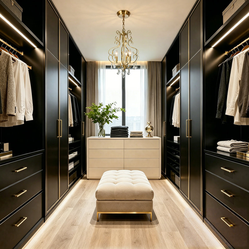Lustre en cristal Glam 3 lumières Fieldhouse