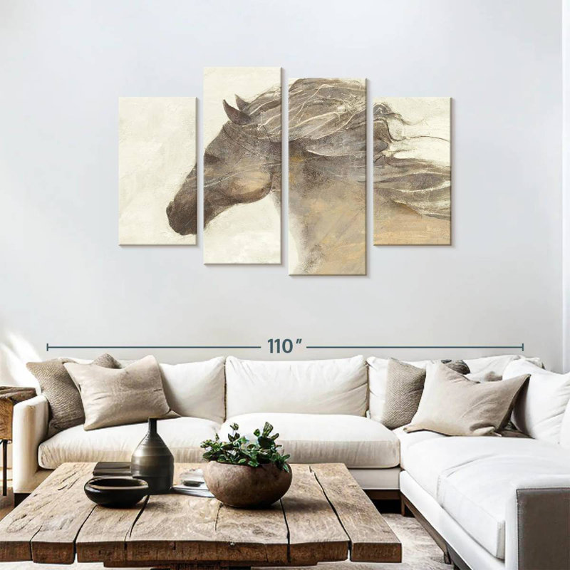 Abstract Horse, 48" H x 75" W