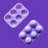 Norbi 6 Cup Non-Stick Silicone Mold with Lid-56116096