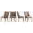 Ashe Trestle Dining Set